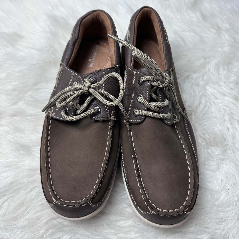 Florsheim Lakeside Moc Toe Oxford Men's Casual Shoes Brown Nubuck